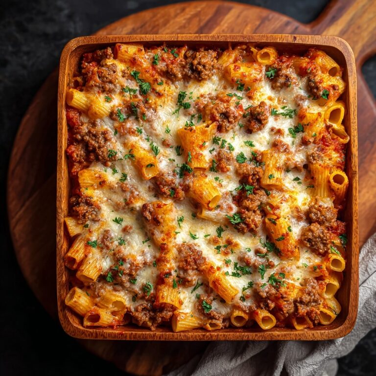 Pasta Bake with Sausage (Baked Ziti) Recipe