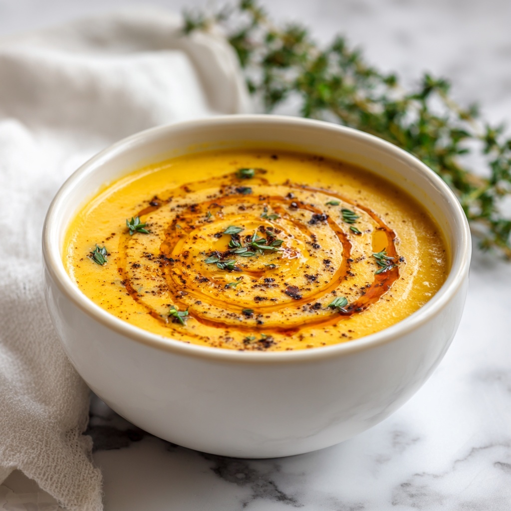 One Pot Creamy Carrot Lentil Soup Recipe - Recipe Image