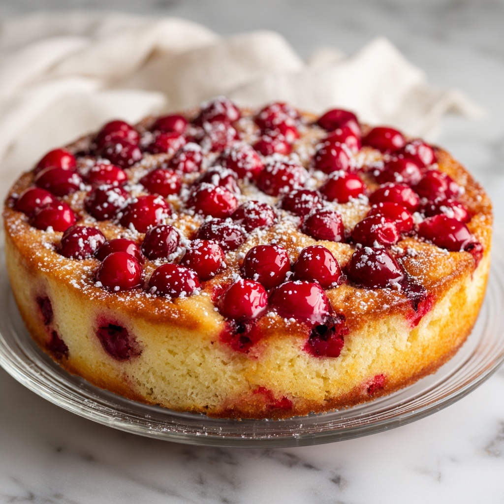 Cranberry Orange Breakfast Cake Recipe - Recipe Image