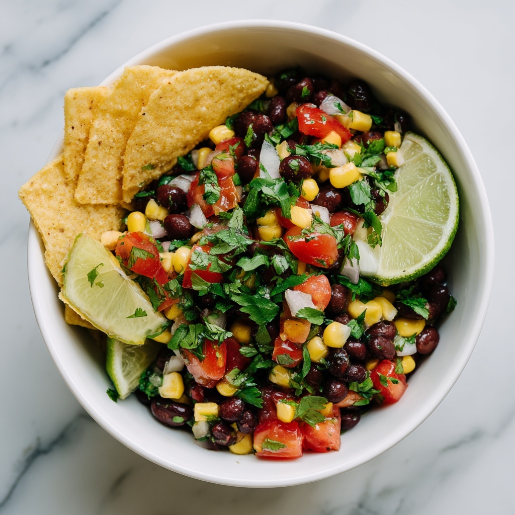 Zesty Black Bean Corn Salsa Recipe - Recipe Image