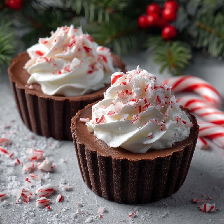 Chocolate Peppermint Mousse Cups Recipe