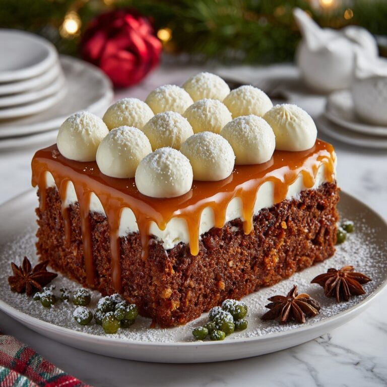 Gingerbread Poke Cake with Cream Cheese Frosting Recipe