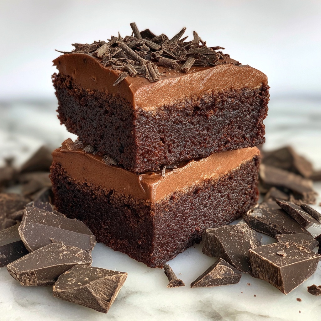 Decadent Cocoa Powder Brownies Recipe - Recipe Image