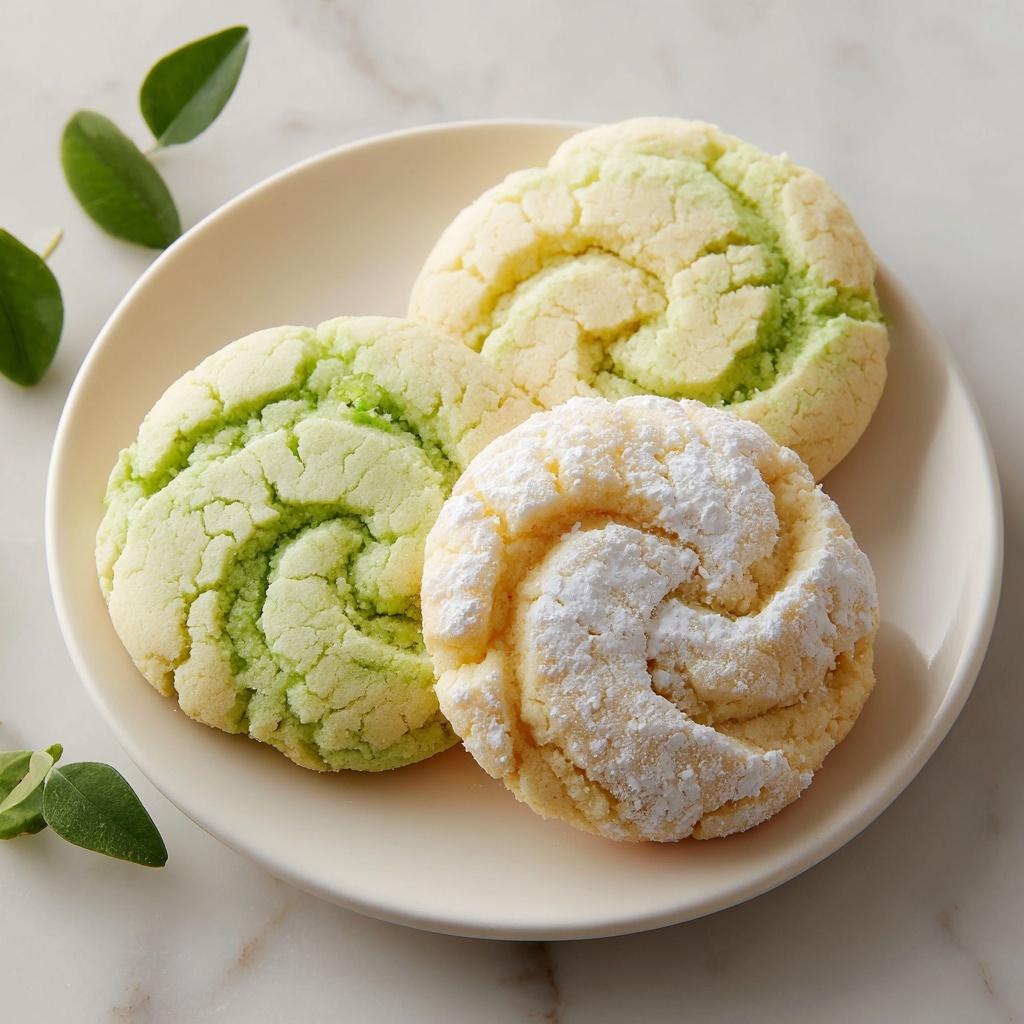 Matcha Latte Cookies Recipe - Recipe Image