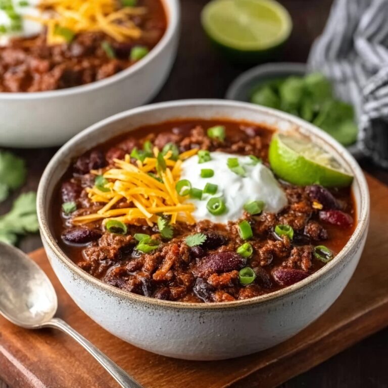 Irresistible Chili Recipe