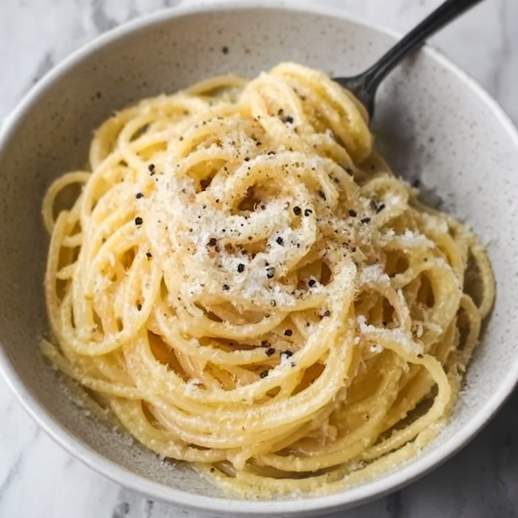 Bucatini Cacio e Pepe Recipe - Recipe Image