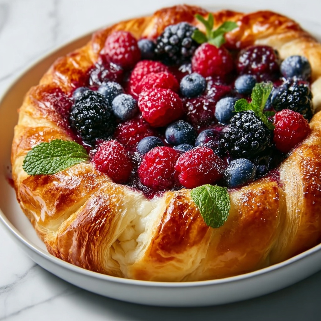 Berry Croissant Bake Recipe - Recipe Image