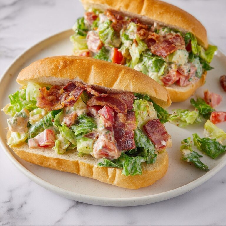 Chopped BLT Salad Sandwiches Recipe