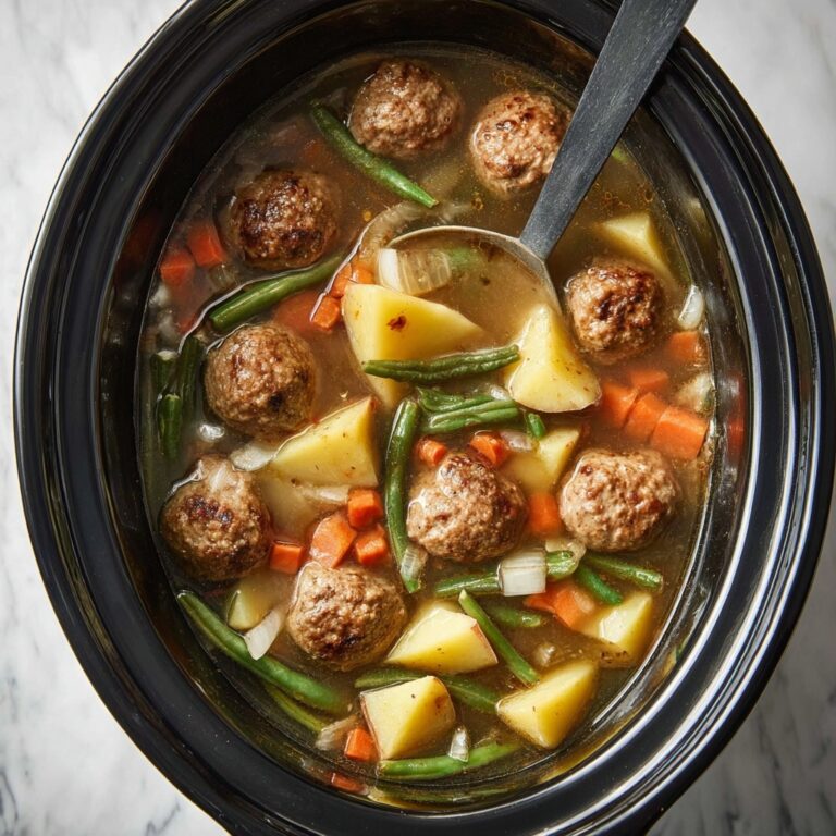 Crockpot Meatball Stew Recipe