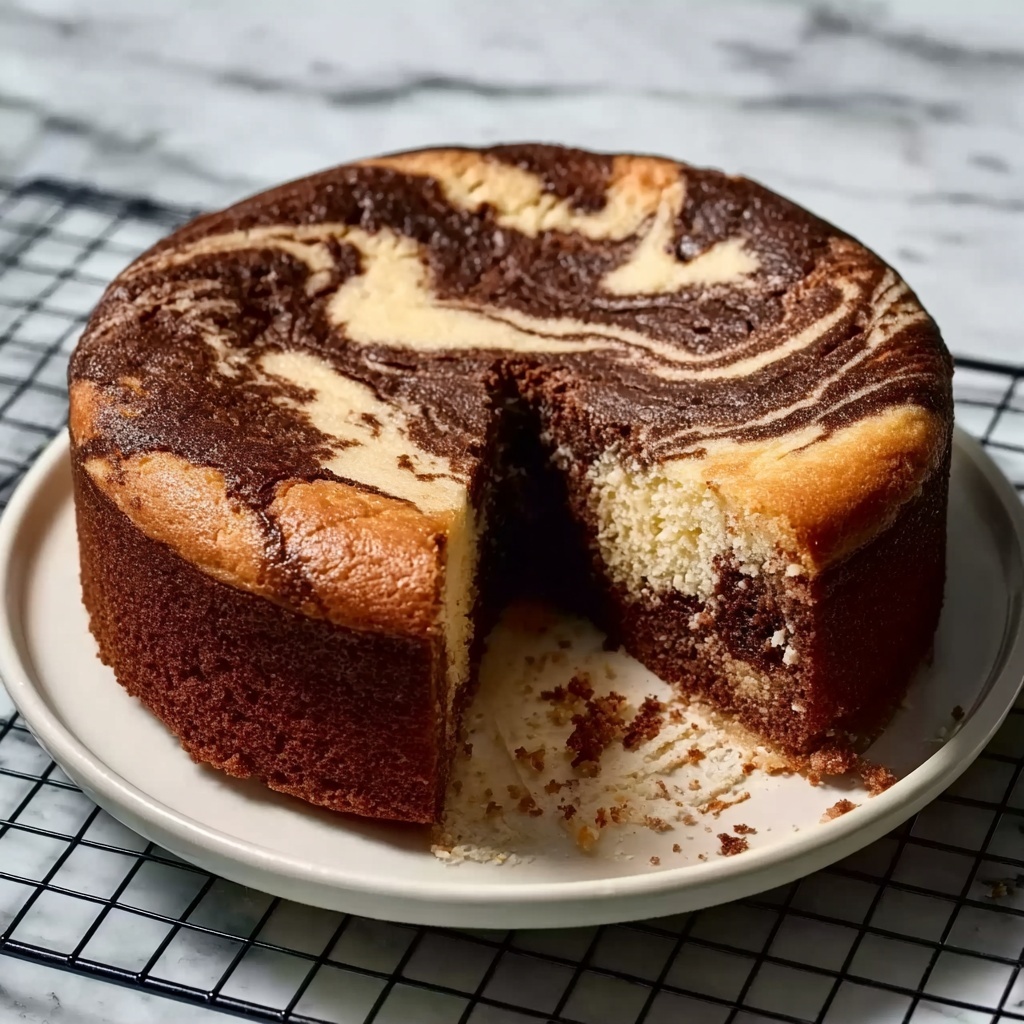 Classic Marble Cake Recipe - Recipe Image