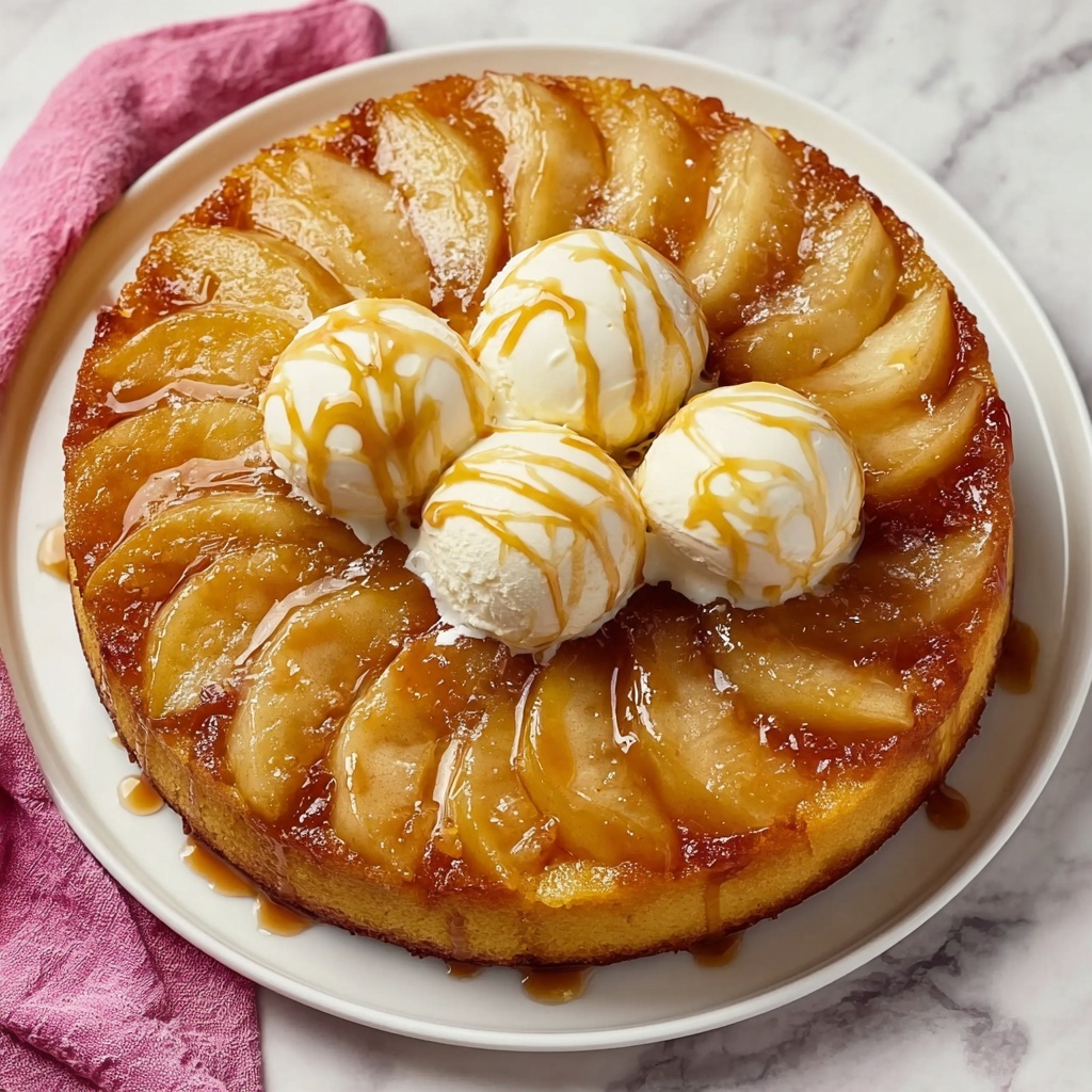 Apple Upside Down Cake Recipe - Recipe Image