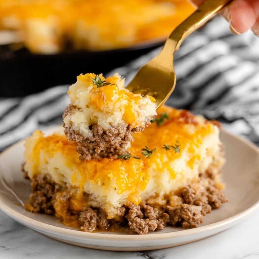Cheddar Bay Ground Beef Cobbler Recipe - Recipe Image