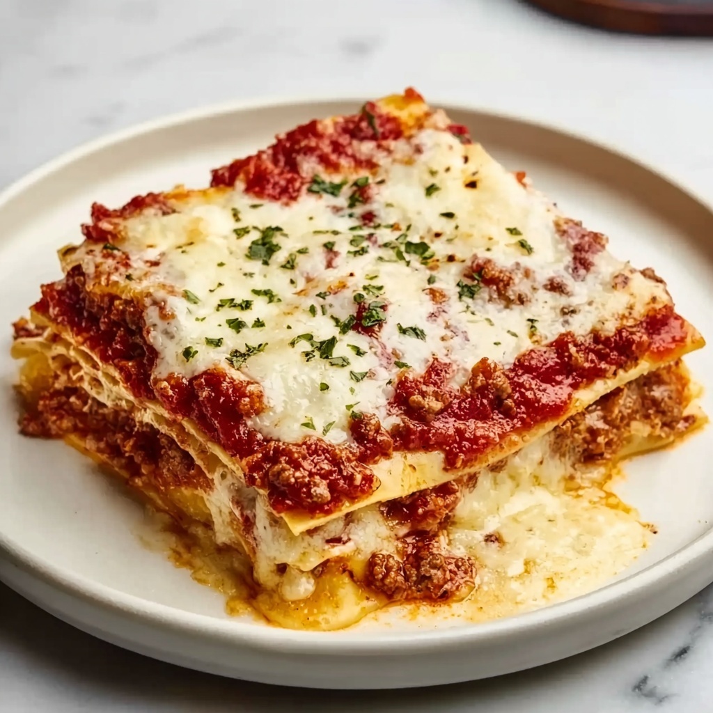 Classic Homemade Lasagna Recipe - Recipe Image