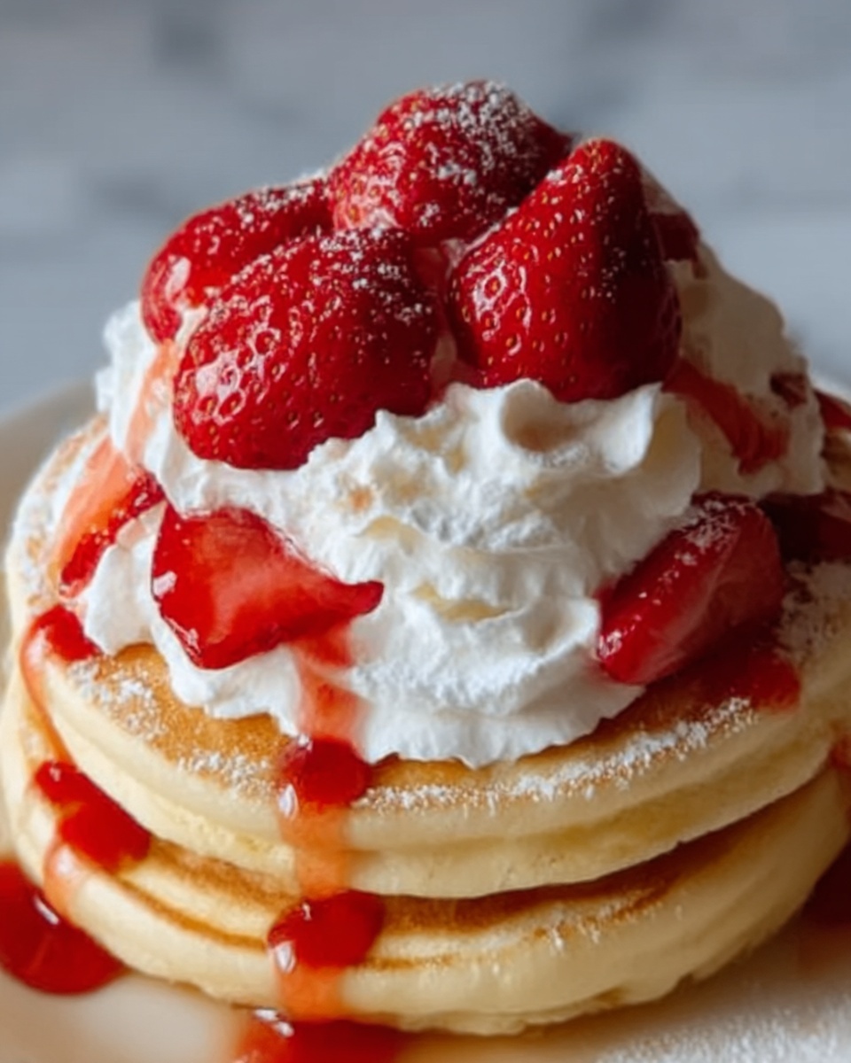 Strawberry Shortcake Pancakes Recipe - Recipe Image