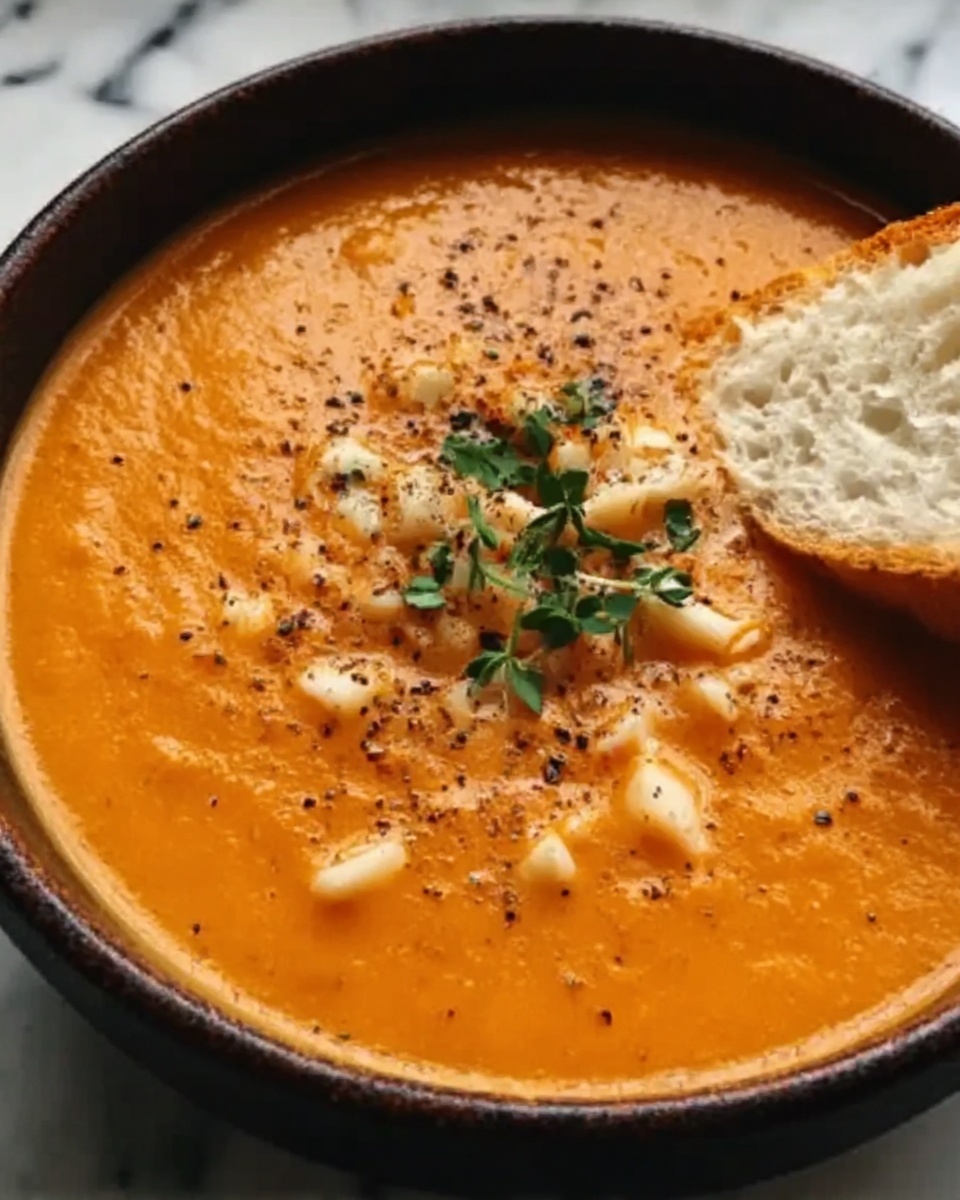 Creamy Chunky Tomato Soup Recipe - Recipe Image