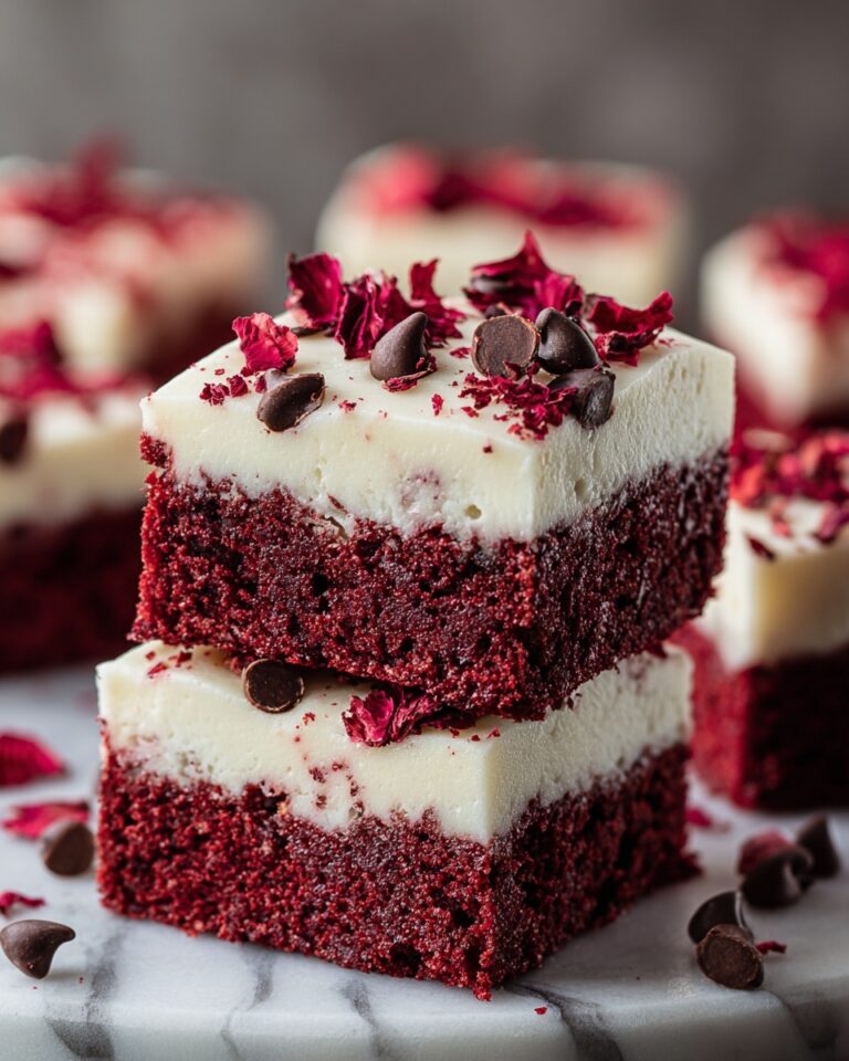 The Best Fudgy Red Velvet Brownies Recipe