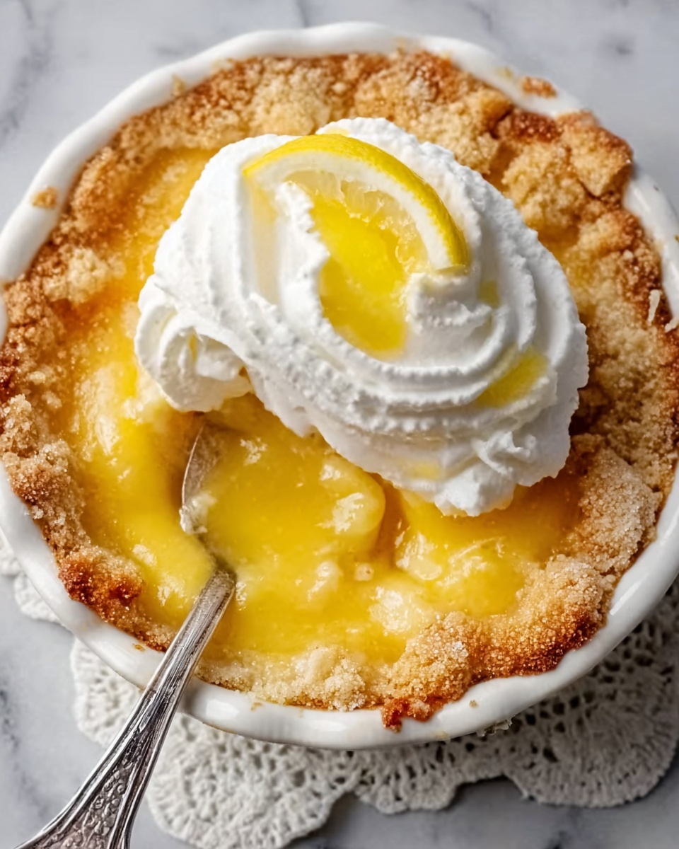 Magic Lemon Cobbler Recipe - Recipe Image