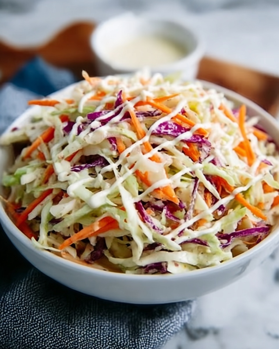 The Best Old-Fashioned Creamy Coleslaw Recipe - Recipe Image