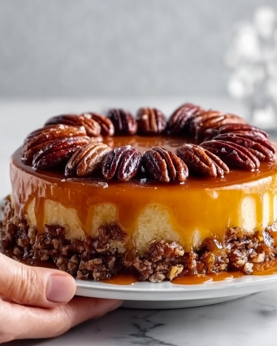 Pecan Upside Down Cake Recipe - Recipe Image