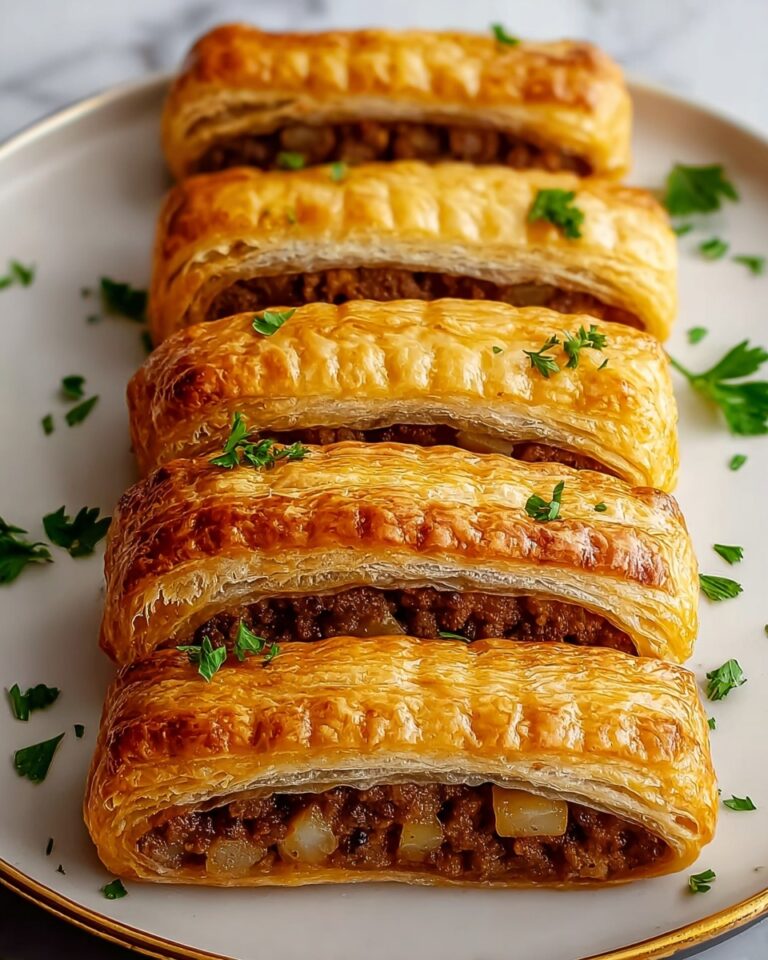 French Onion Sausage Rolls Recipe
