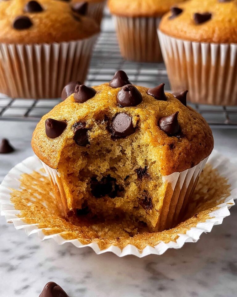 Pumpkin Chocolate Chip Muffins Recipe