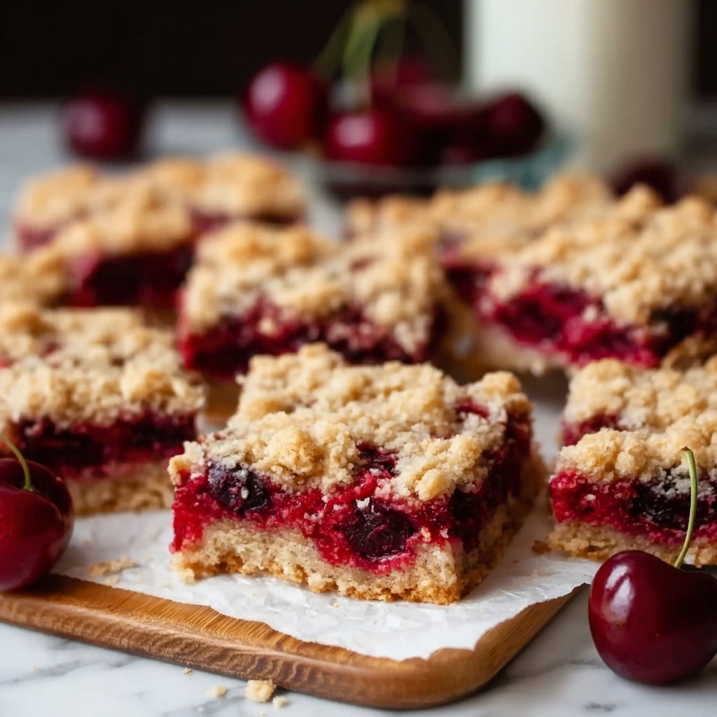 Cherry Crumble Bars Recipe - Recipe Image