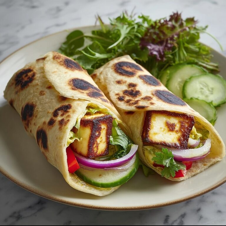 Sweet Chili Halloumi Wraps Recipe