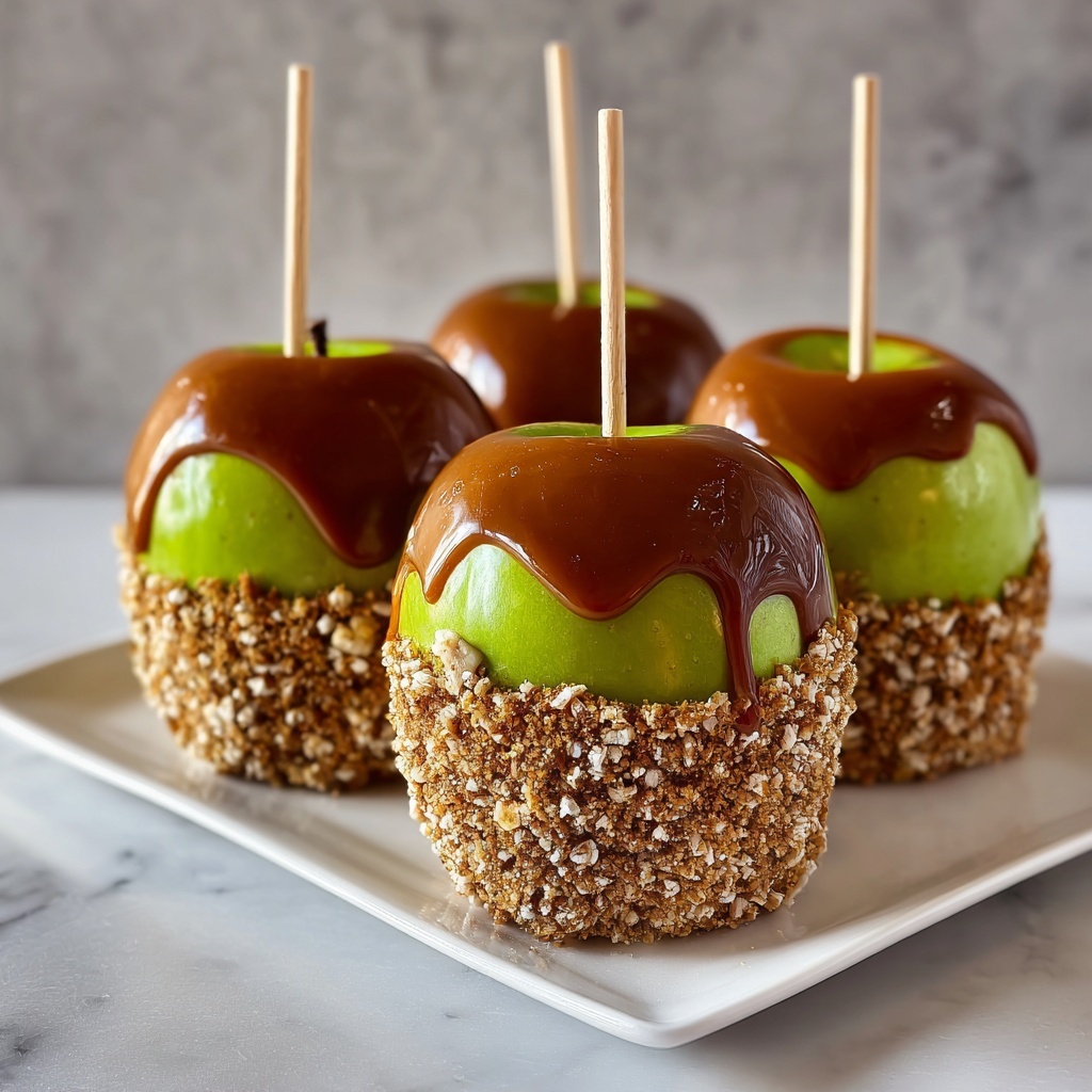 Apple Pie Caramel Apples Recipe - Recipe Image