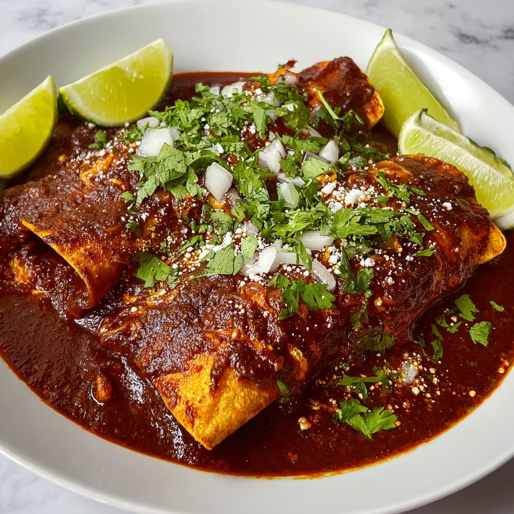 Slow-Cooked Spicy Mexican Birria Enchiladas Recipe - Recipe Image