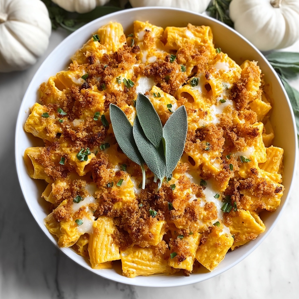 Cheesy Pumpkin Pasta Bake Recipe - Recipe Image