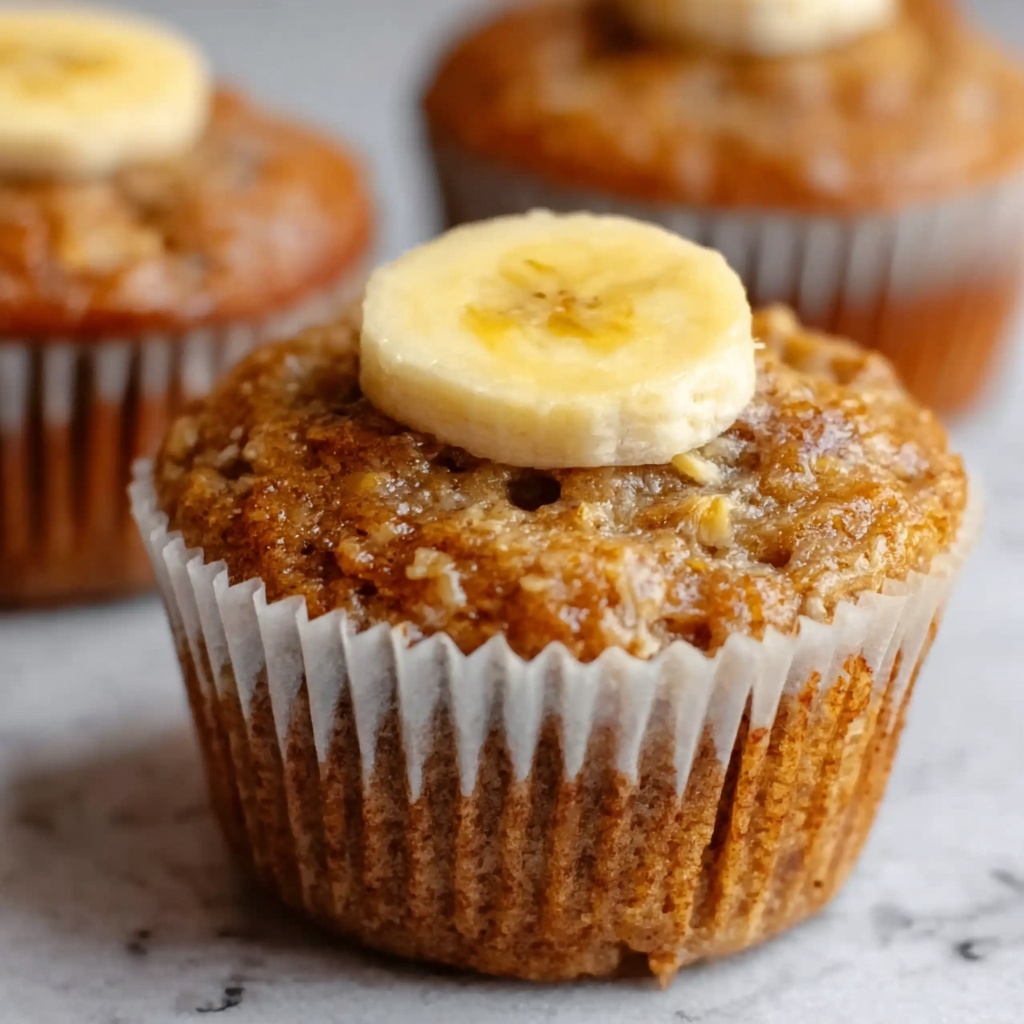 Low-Calorie Greek Yogurt Banana Muffins Recipe - Recipe Image