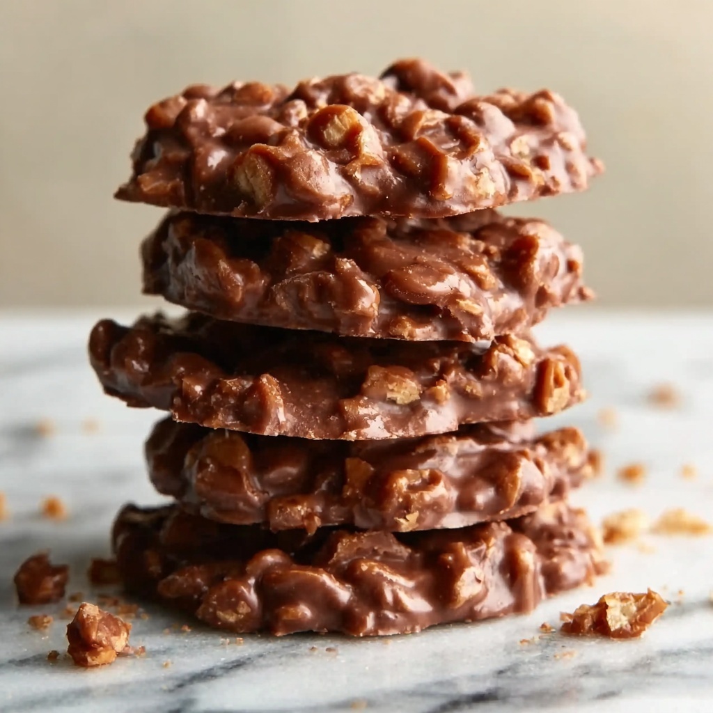 Easy Peanut Butter No-Bake Cookies Recipe - Recipe Image