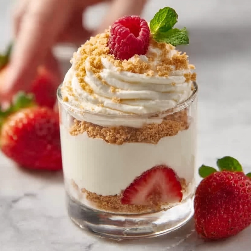 Fluffy No-Bake Cheesecake Pudding Cups Recipe - Recipe Image
