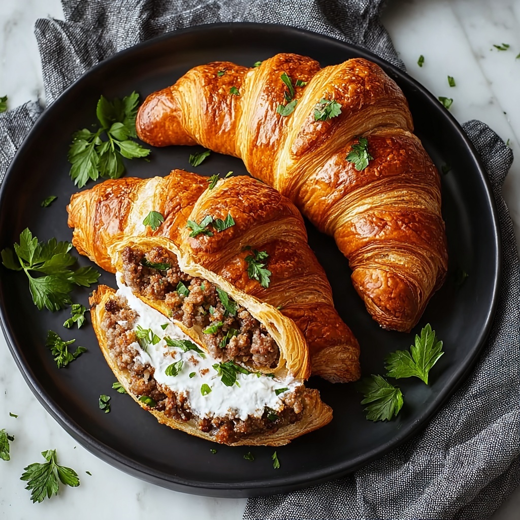 Sausage Cream Cheese Crescents Recipe - Recipe Image