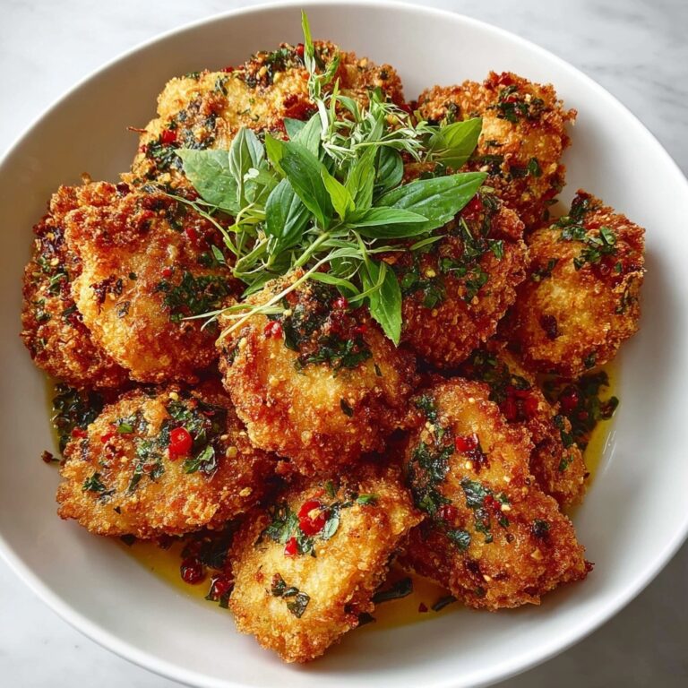 Crispy Fried False with Zesty Herb Infusion Recipe