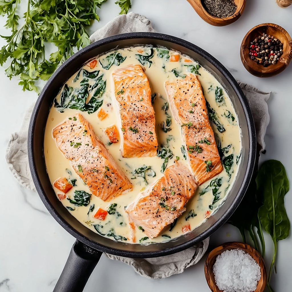 Creamy Tuscan Salmon Recipe - Recipe Image