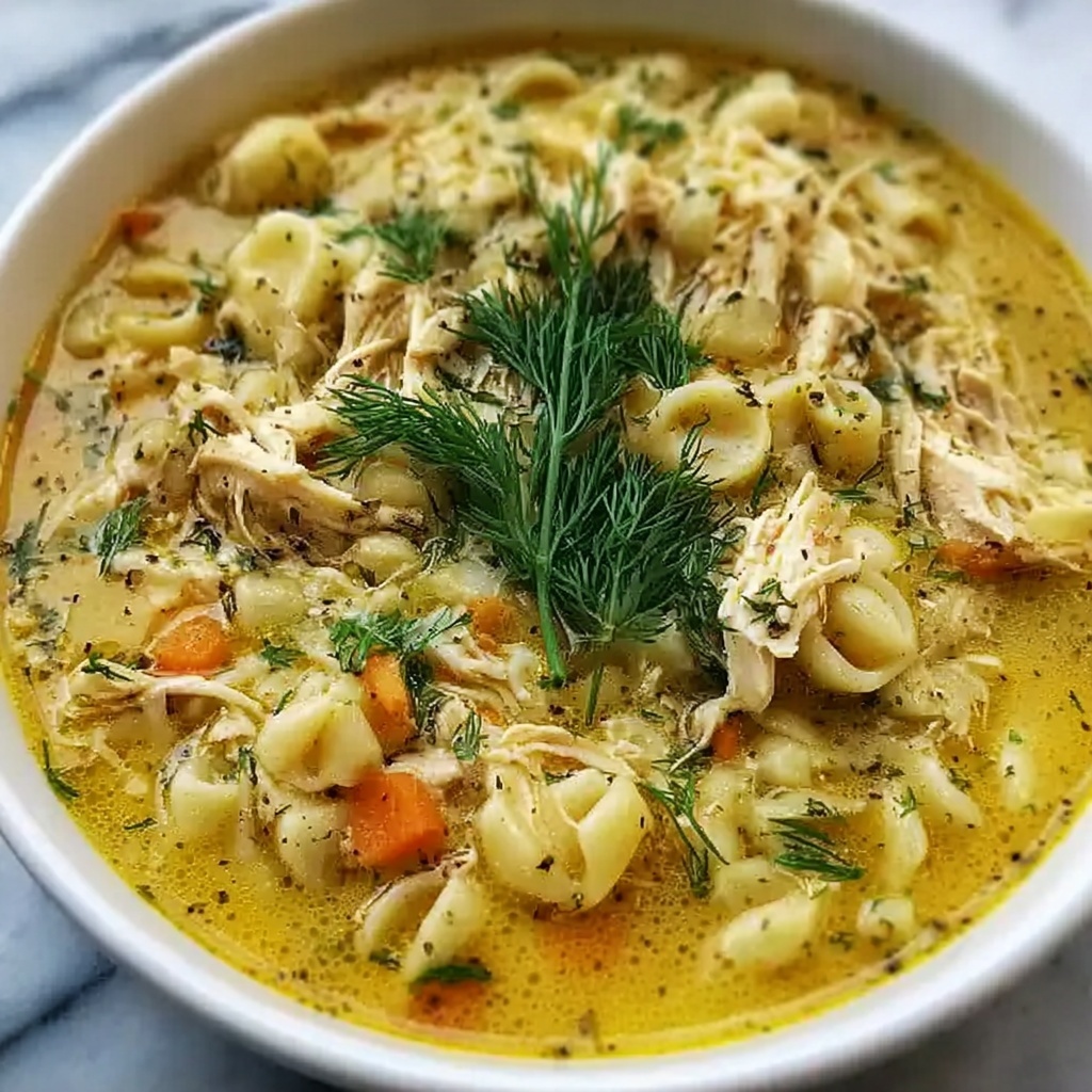 Mediterranean Lemon Chicken Soup Recipe - Recipe Image