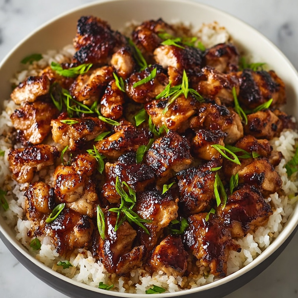 Honey BBQ Chicken Rice Recipe - Recipe Image