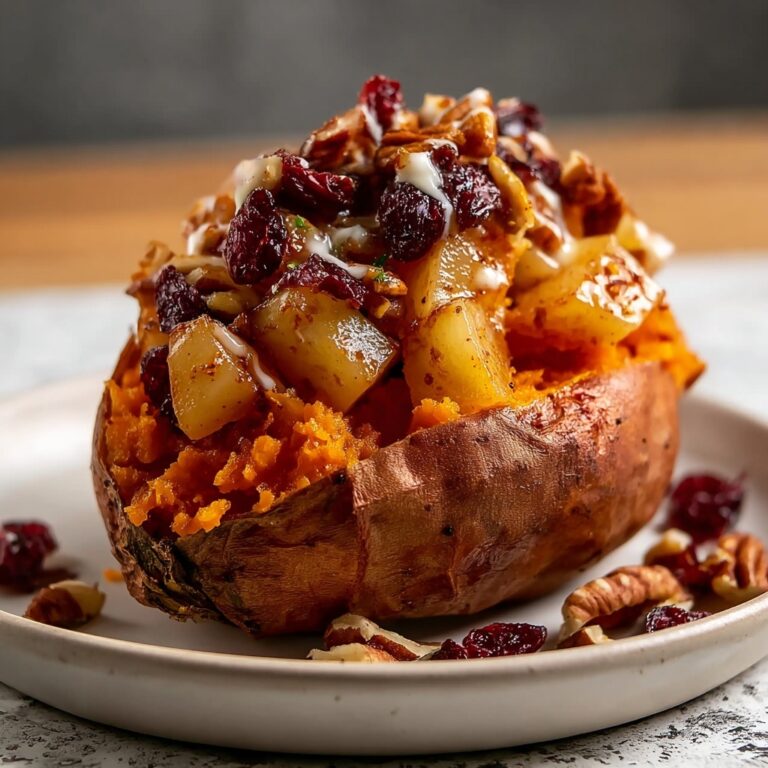 Apple Spiced Stuffed Sweet Potatoes Recipe
