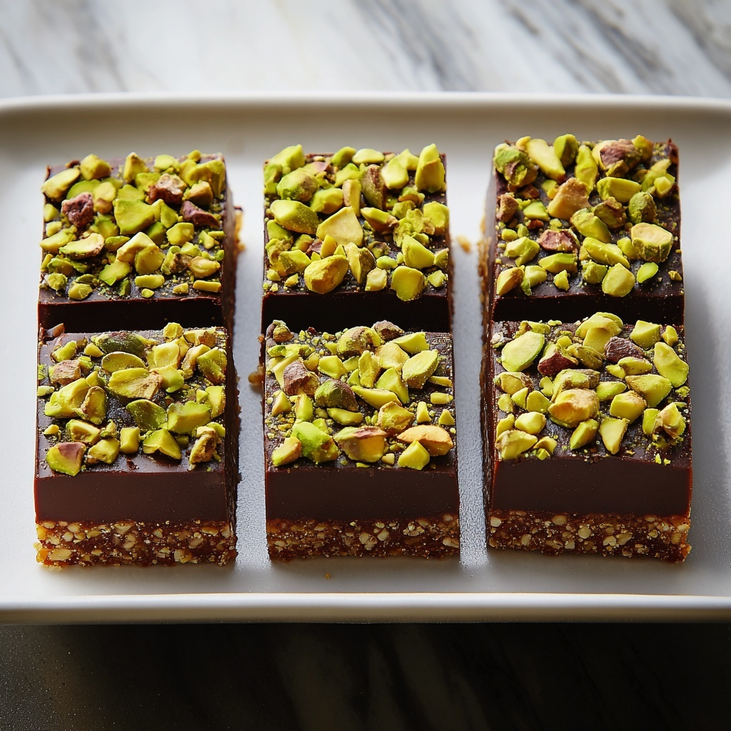 Pistachio Kunafa Brownie Recipe - Recipe Image