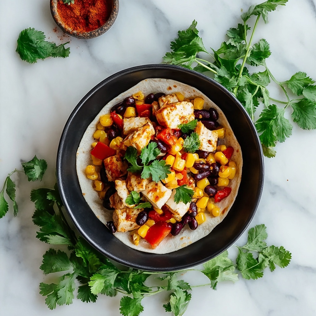 Southwest Chicken Wrap Recipe - Recipe Image