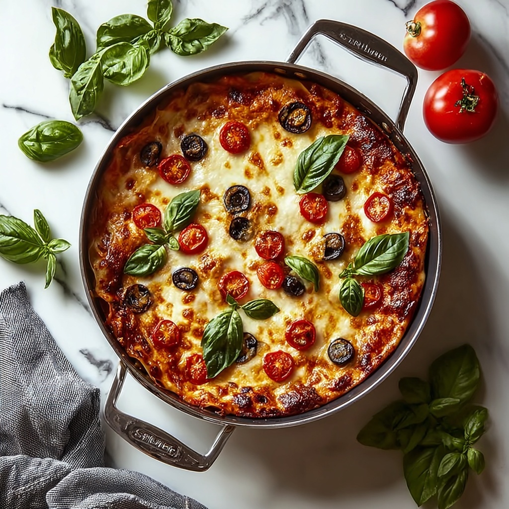 High Protein Vegan Lentil and Vegetable Lasagna Recipe - Recipe Image