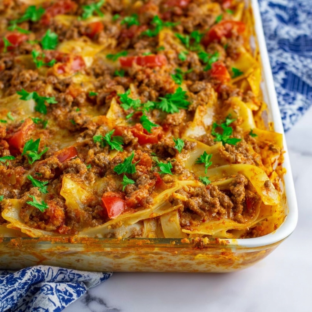 Unstuffed Cabbage Rolls Casserole Recipe - Recipe Image