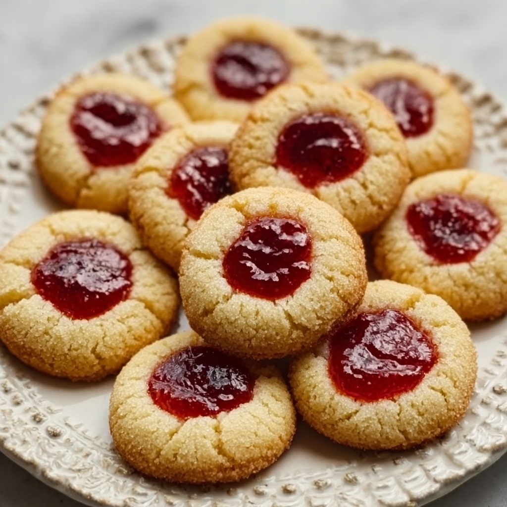Thumbprint Cookies with Fruit Jam Filling Recipe - Recipe Image