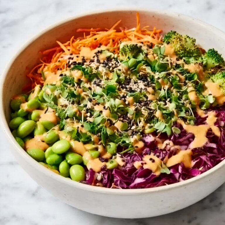 Crunchy Asian Edamame Salad with Peanut Dressing Recipe