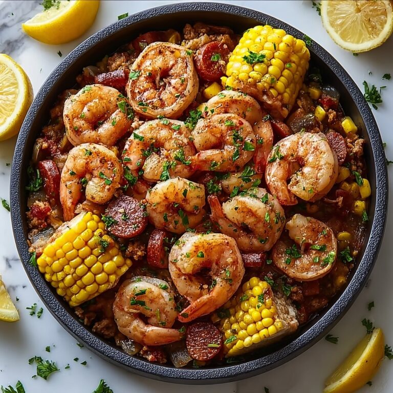 Shrimp Boil with Corn, Potatoes, and Sausage Recipe