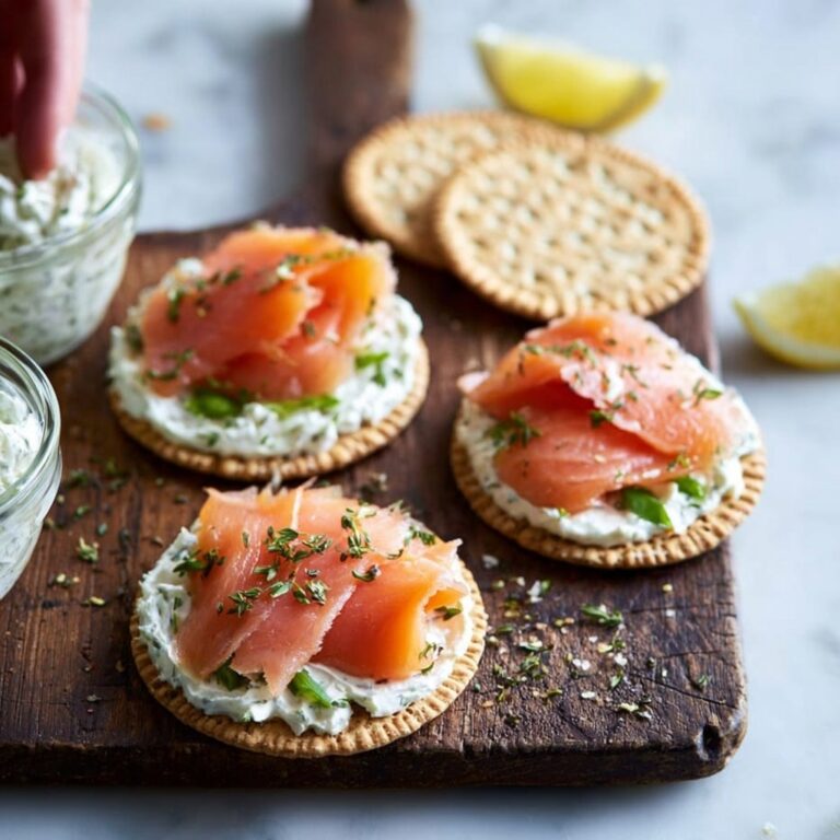 Crispy Potato Pancakes with Smoked Salmon and Fresh Garnishes Recipe
