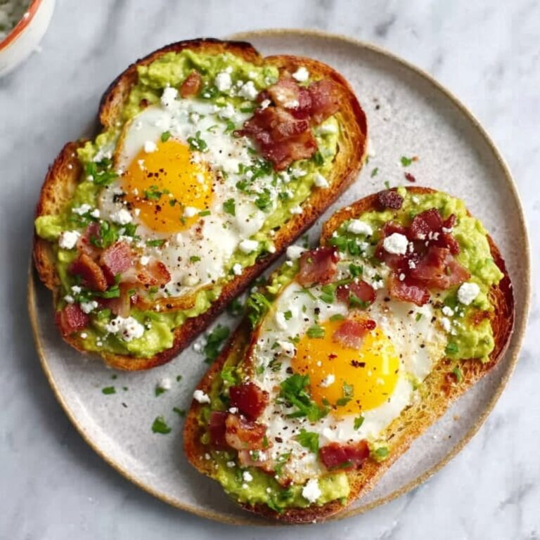Avocado Bacon and Egg Toasts Recipe