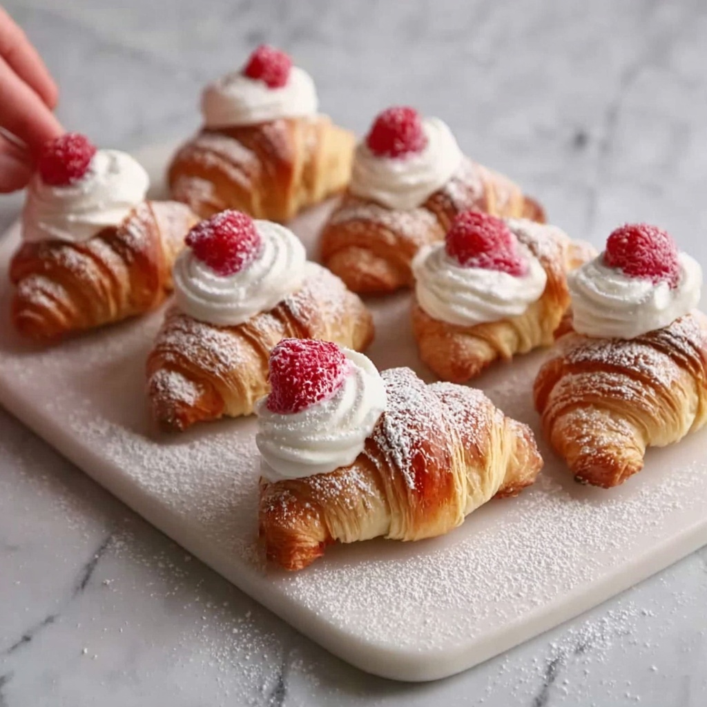 Cream Horns with Whipped Cream Filling Recipe - Recipe Image