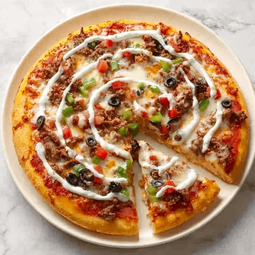 Godfather’s Taco Pizza Recipe - Recipe Image